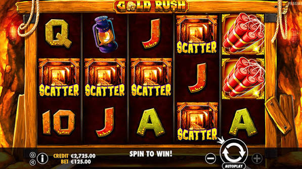 Gold Rush Slots free spins bonus – progressive level system activated